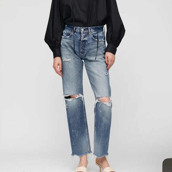 Moussy Denim - NWT Moussy Odessa Wide Straight Jeans